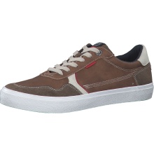 s.Oliver Sneaker 5-13602-38-805 with Soft Foam - Leather - cognac brown Men